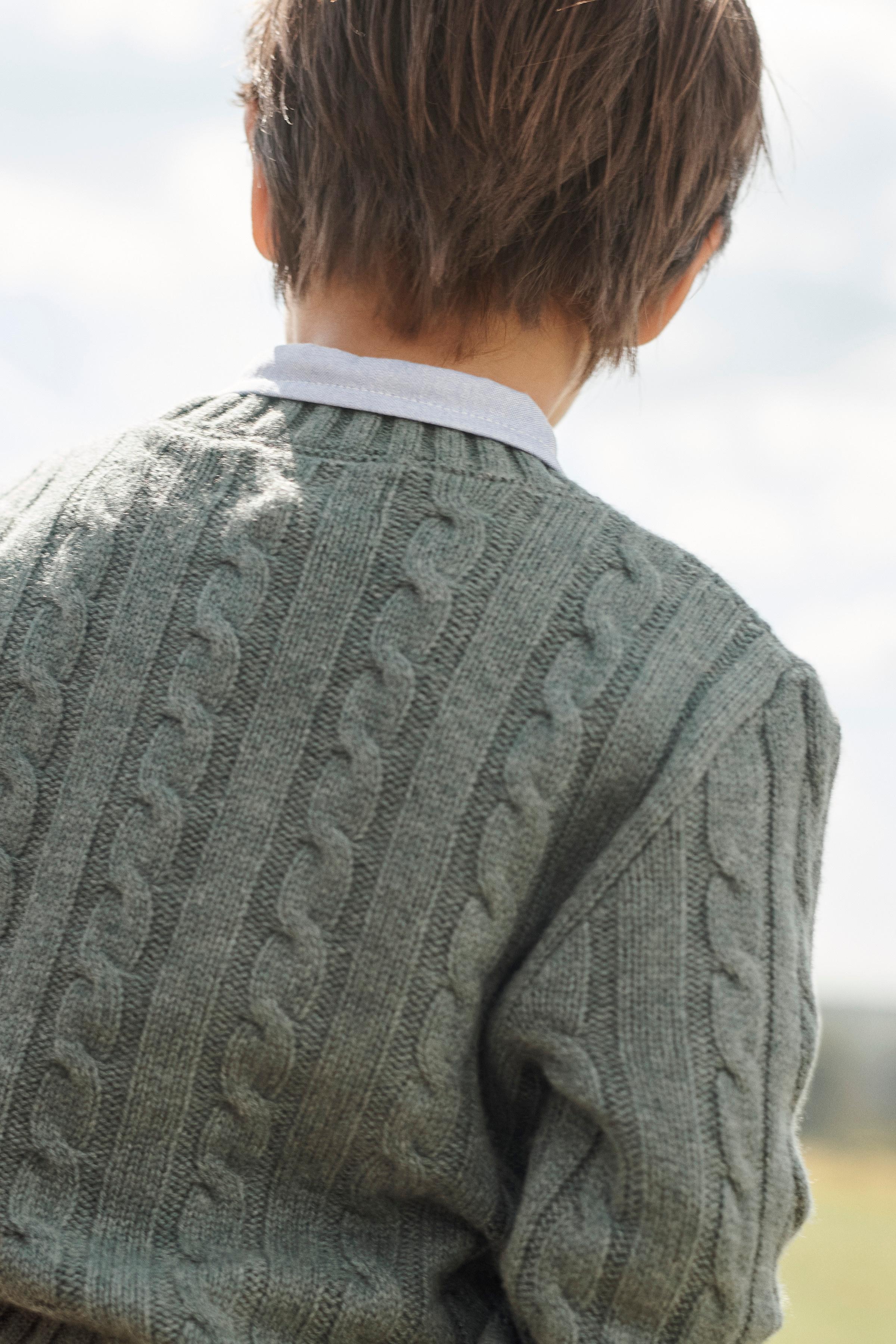 LIMITED EDITION WOOL CABLE KNIT JUMPER